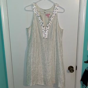 Lilly Pulitzer White Shift Dress